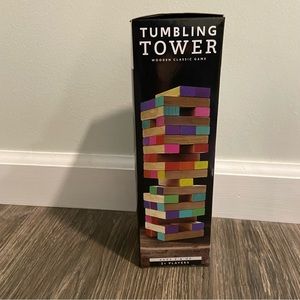 NWT Tumbling Tower stacking blocks board game